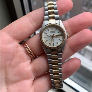 Steel Seiko watch!